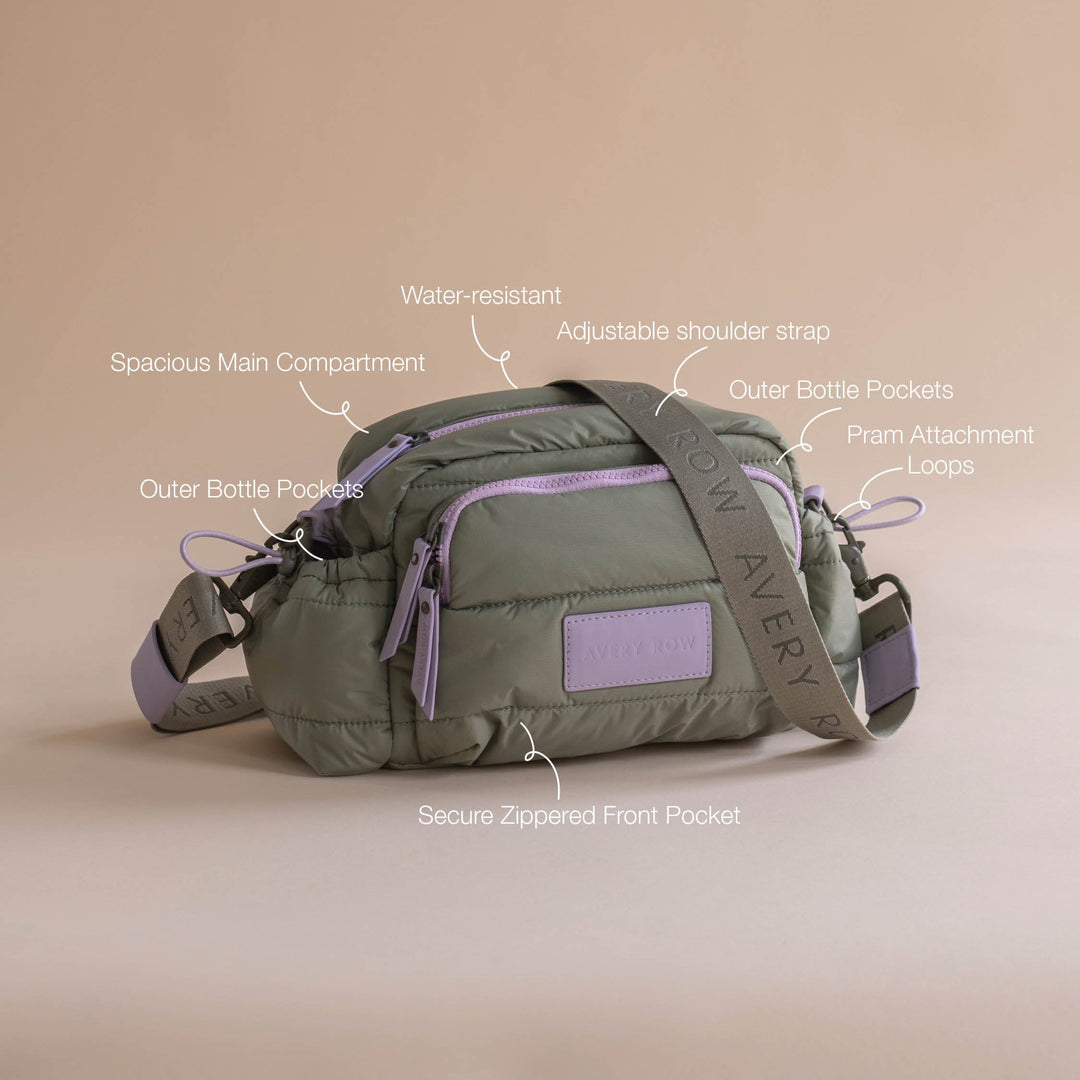 Avery Row - Pram Organiser Bag - Olive Green