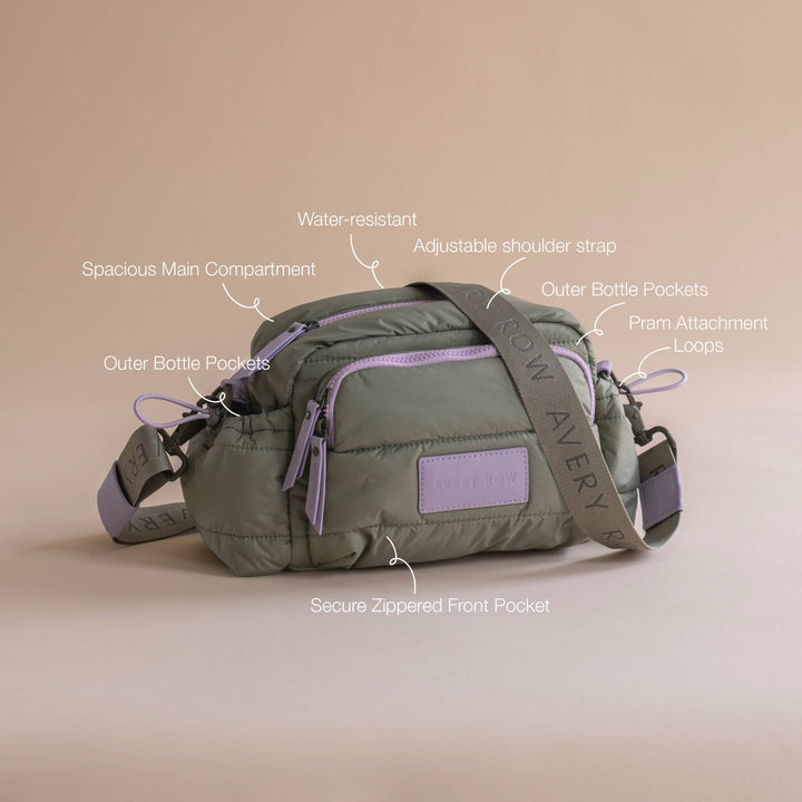 Avery Row - Pram Organiser Bag - Olive Green
