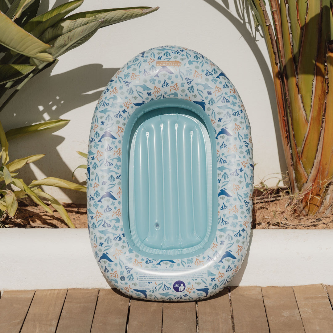 Little Dutch - Inflatable Boat - Ocean Dreams Blue - Mabel & Fox