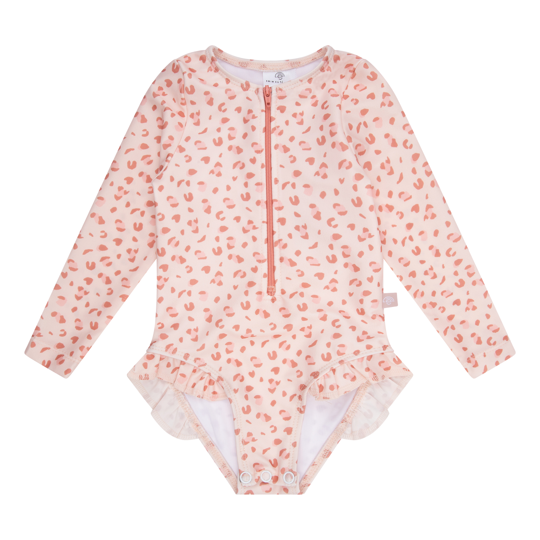 Swim Essentials - UV Swimsuit - Pink Leopard Print