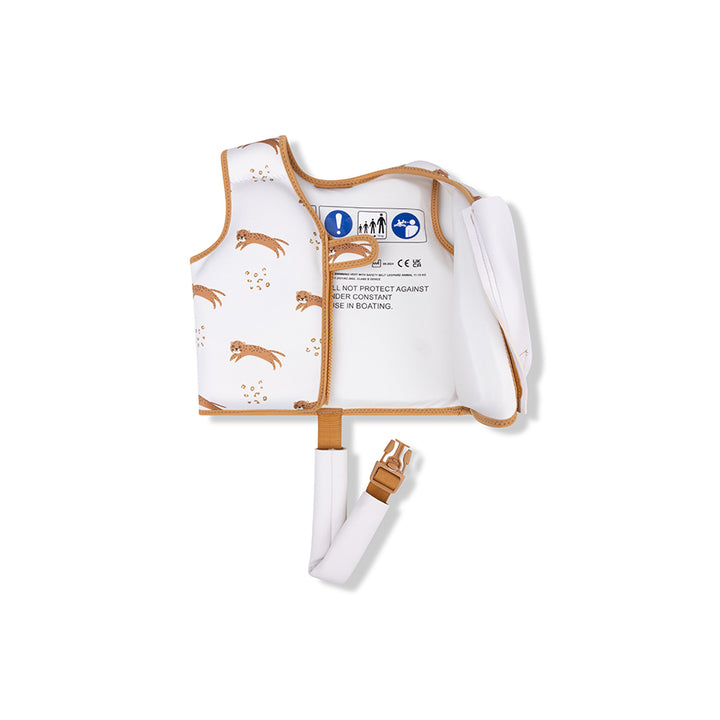 Swim Essentials - Swim Vest - Brown Leopard - 1 - 2YRS