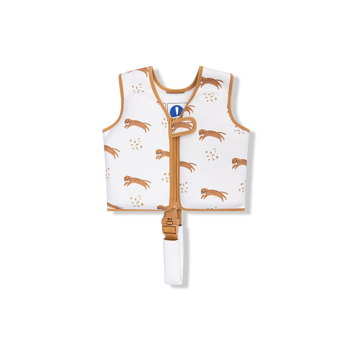 Swim Essentials - Swim Vest - Brown Leopard - 1 - 2YRS