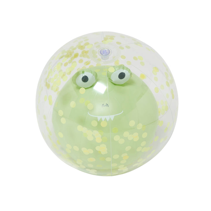 Sunnylife - 3D Inflatable Beach Ball - Cookie the Croc - Light Khaki