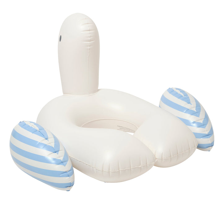 Sunnylife - Kids Pool Ring - Sid the Seagull - Blue Stripe - Mabel & Fox
