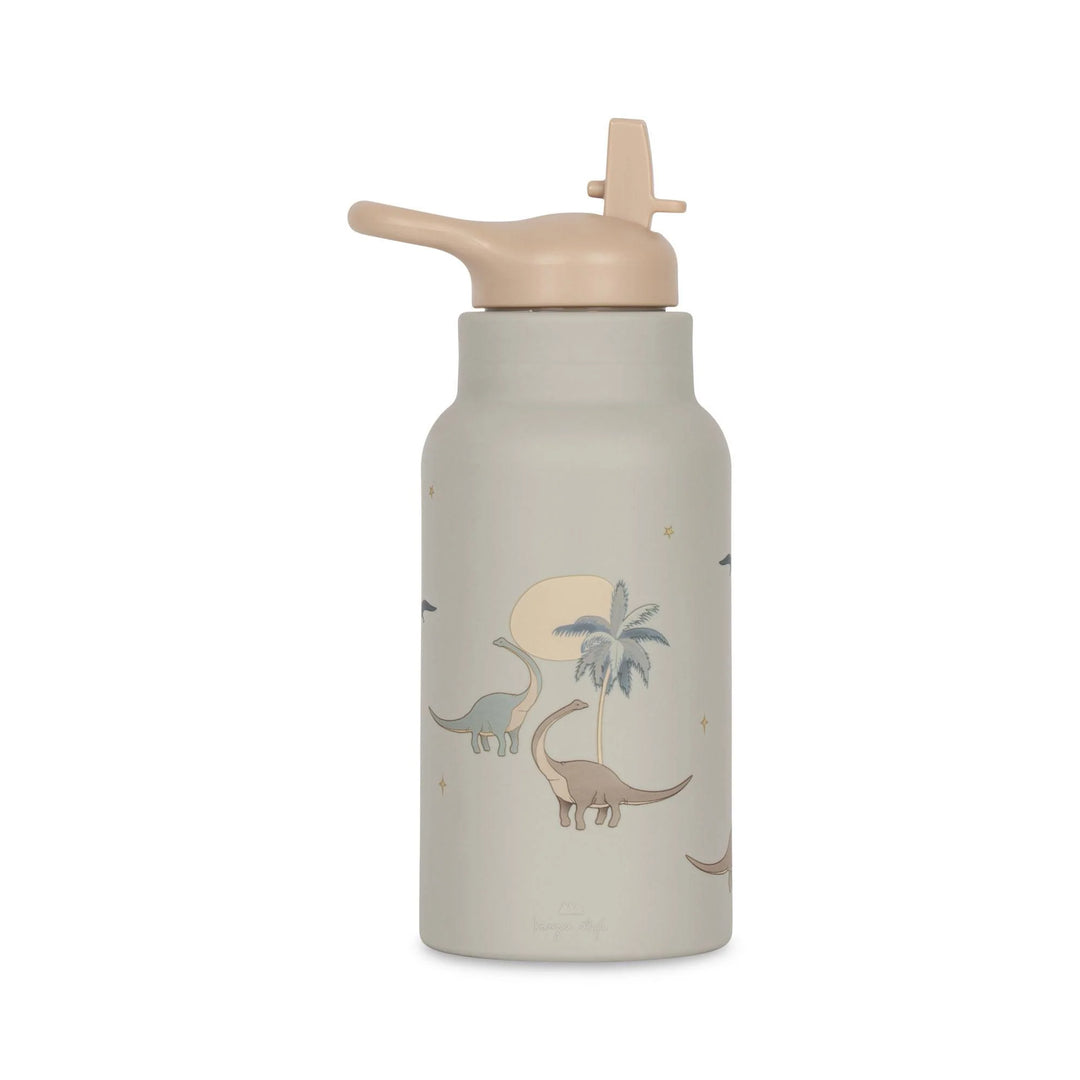 Konges Slojd - Silicone Drinking Bottle - Dinosaur