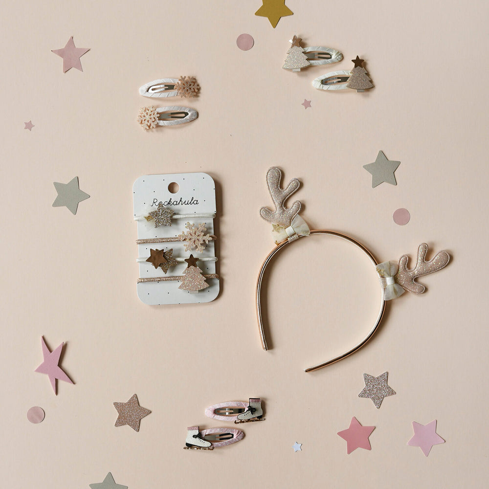 Sample Sale (Damage) - Rockahula - Headband - Golden Reindeer - Mabel & Fox