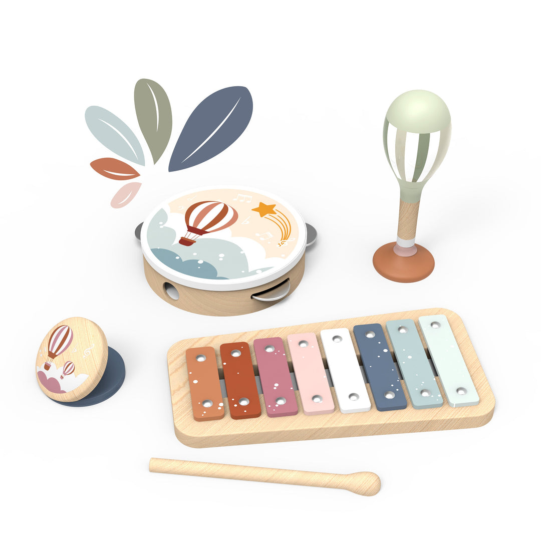 Speedy Monkey - Wooden Musical Instrument Set - Sky Melody (M)