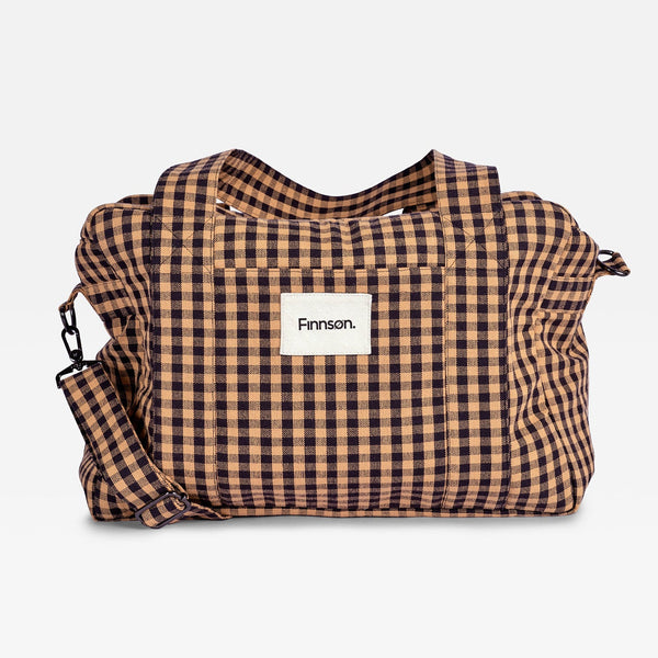 SANNA Changing Bag - Gingham Check - Mabel & Fox