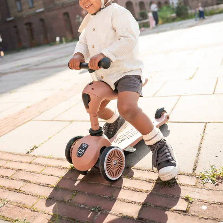 Scoot & Ride - Highwaykick 1 Push & Go - Mocha - Mabel & Fox