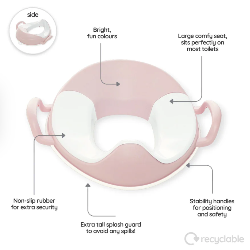 My Carry Potty - My Little Trainer Seat - Blush Pink - Mabel & Fox