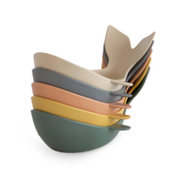 Mushie – Whale Bath Stackers – Retro