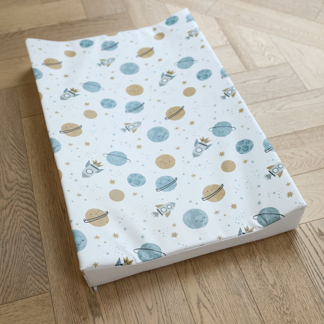 Mabel & Fox - Wedge Baby Changing Mat - Space Explorer