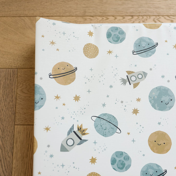 Mabel & Fox - Wedge Baby Changing Mat - Space Explorer