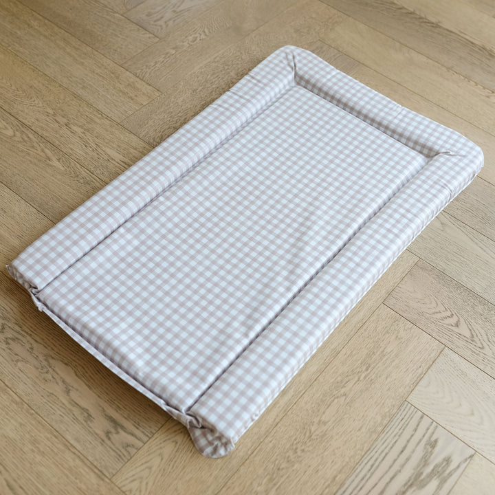 Mabel & Fox - Baby Changing Mat - Blush Gingham