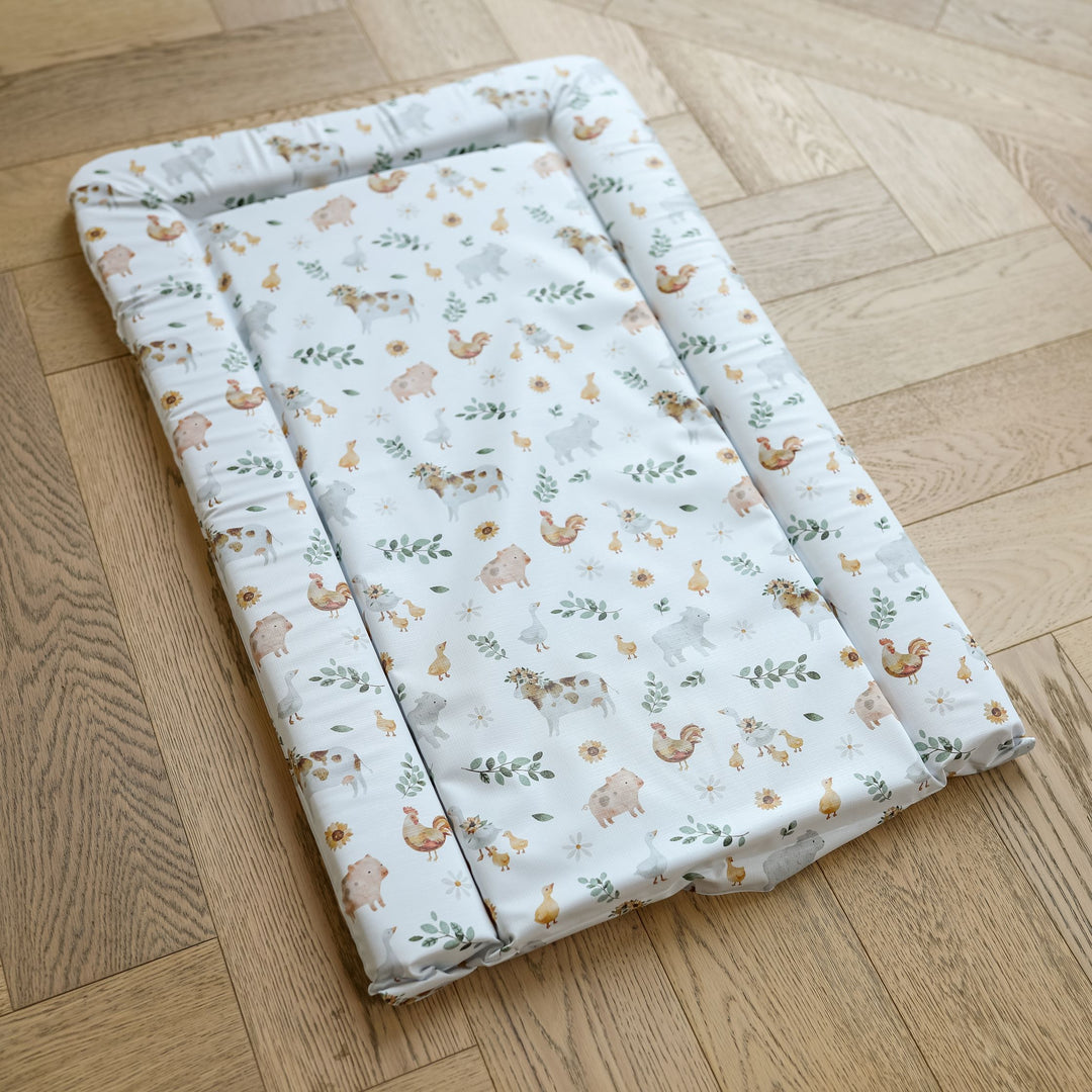 Mabel & Fox - Baby Changing Mat - Farmyard Animals