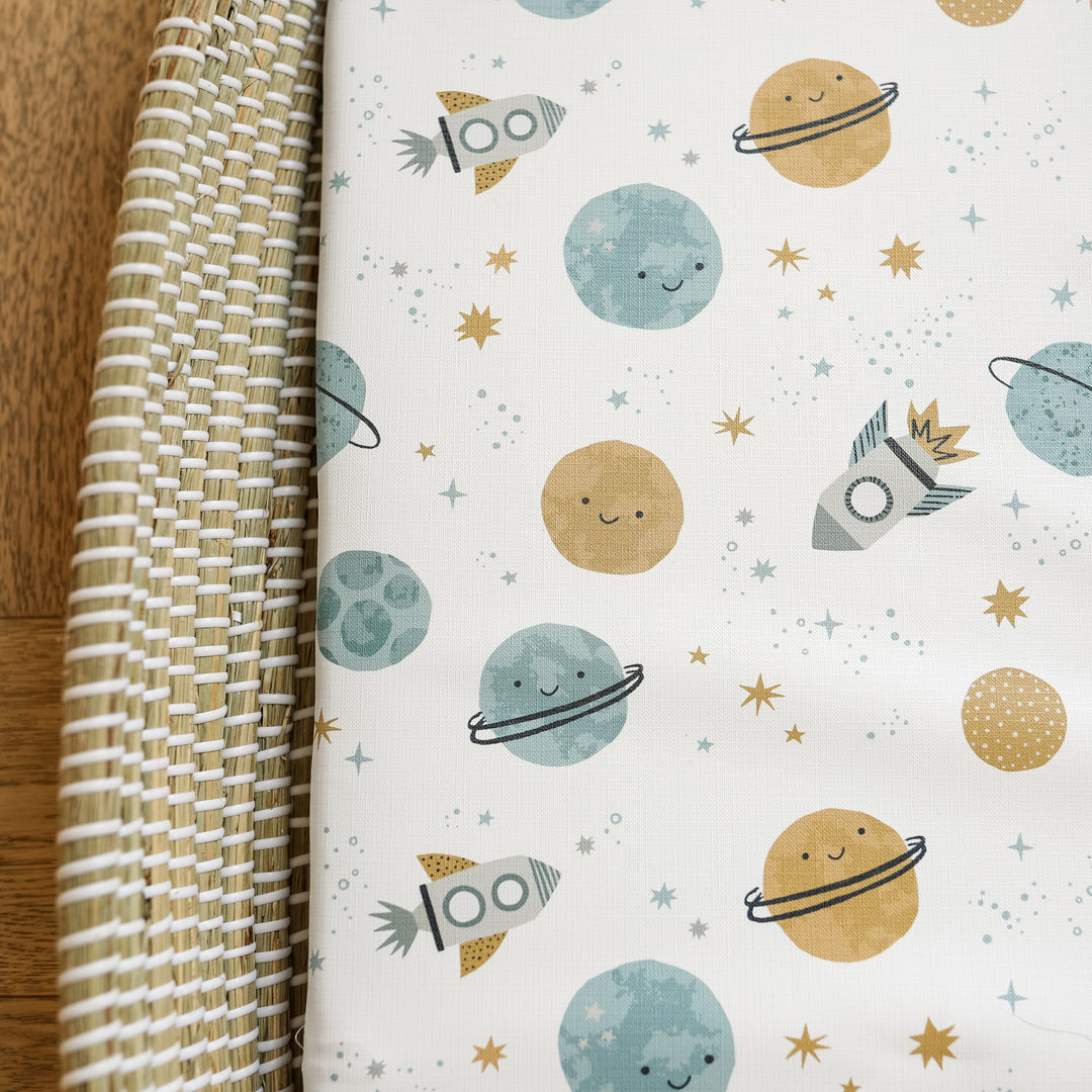 Mabel & Fox -  Basket Changing Mat - Space Explorer