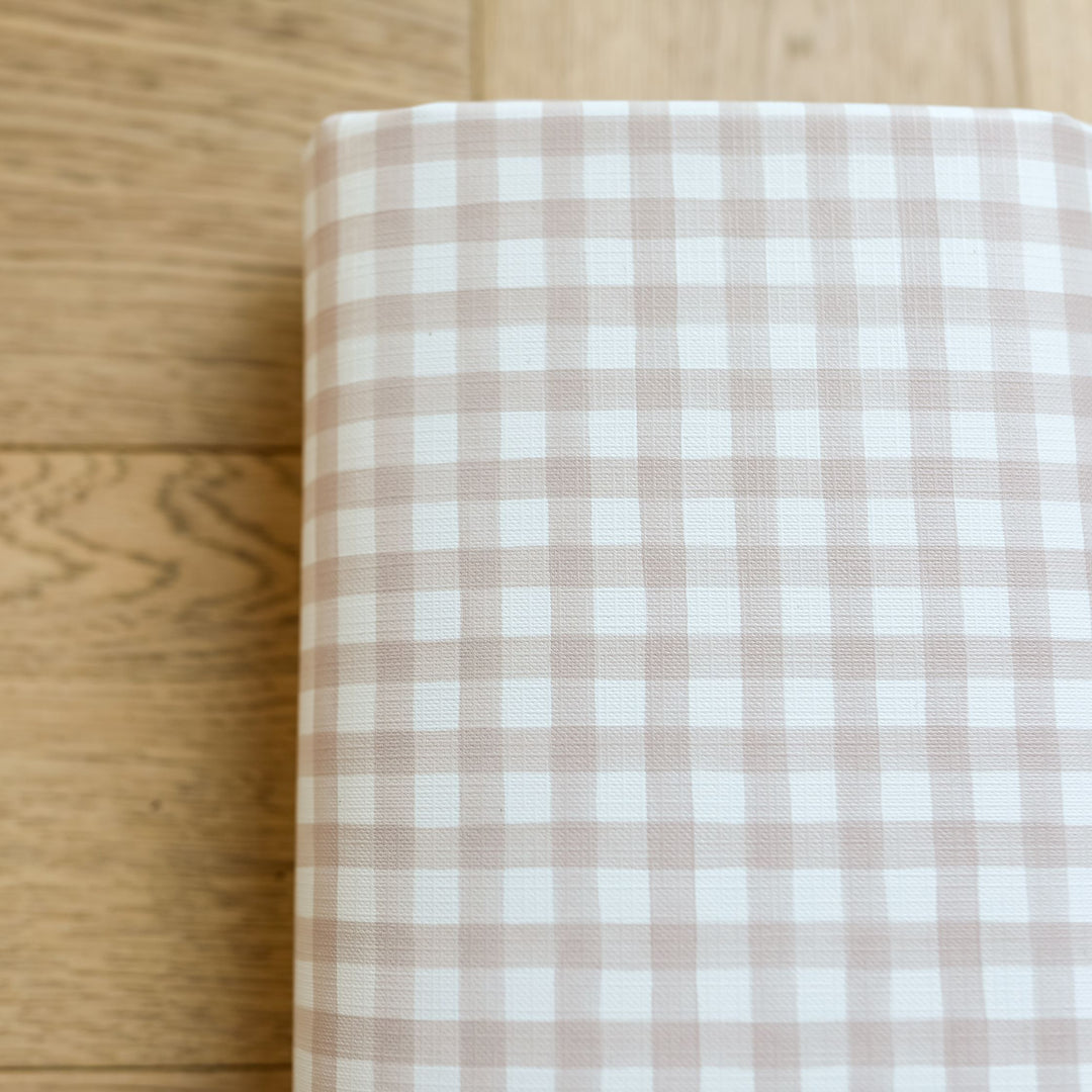 Mabel & Fox - Travel Changing Mat - Blush Gingham