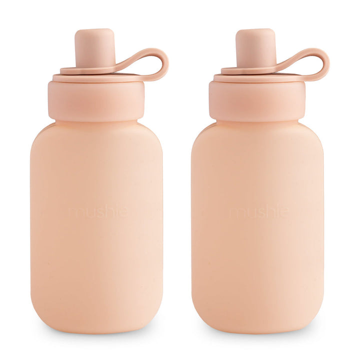 Mushie - Silicone Puree Pouch 2 Pack - Blush