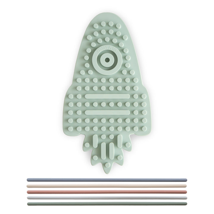 Mushie - Silicone Sensory Toy - Rocket