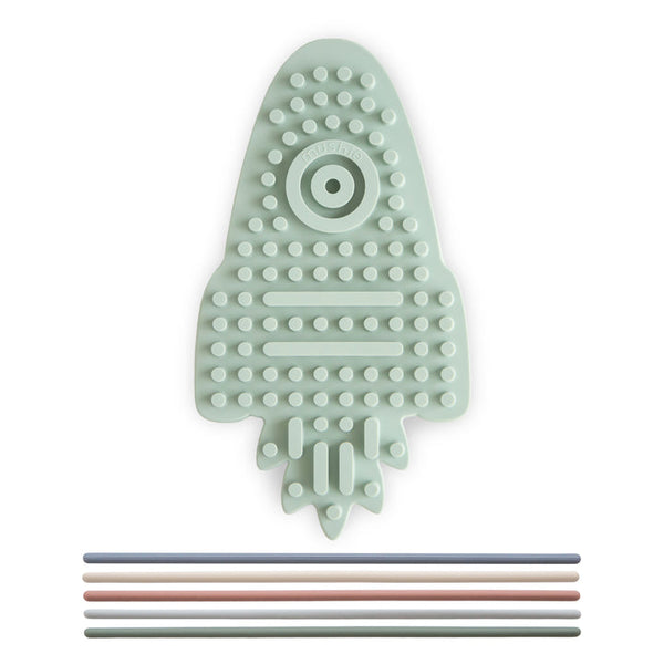 Mushie - Silicone Sensory Toy - Rocket