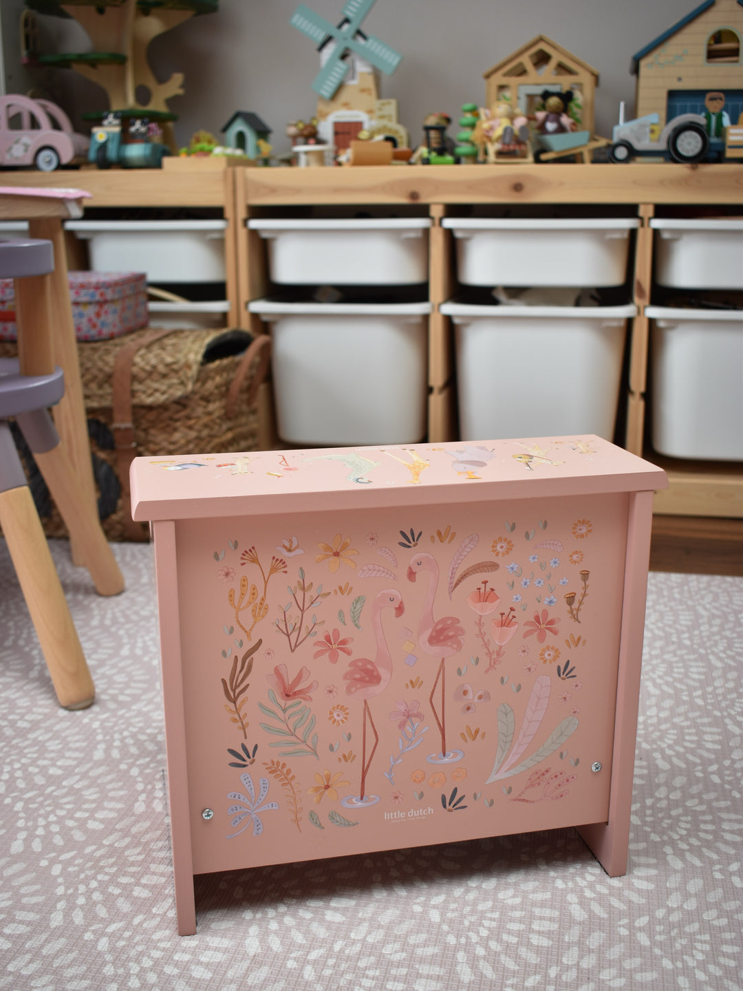 Little Dutch – Pink Wooden Piano – Safari Friends