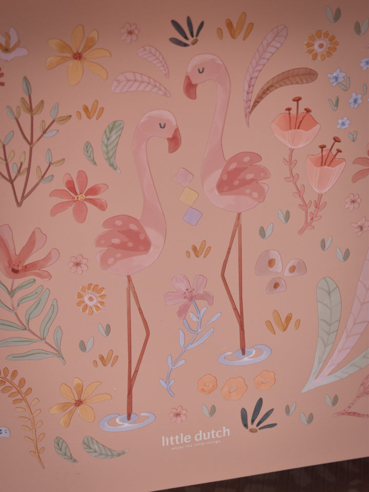 Little Dutch – Pink Wooden Piano – Safari Friends