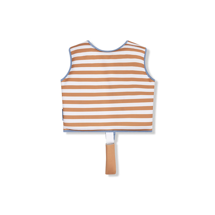 Swim Essentials - Swim Vest - Brown & White Stripe