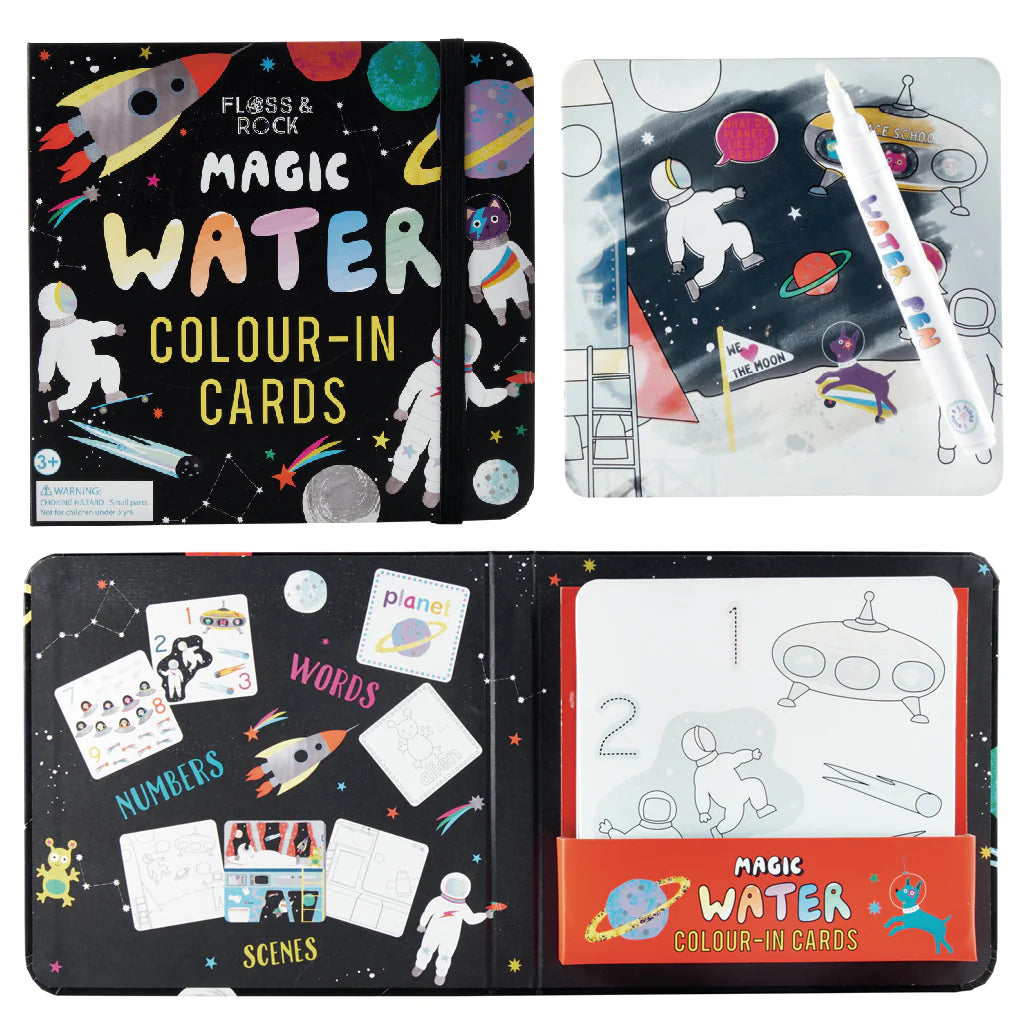 Floss & Rock - Colour Changing Water Cards - Space