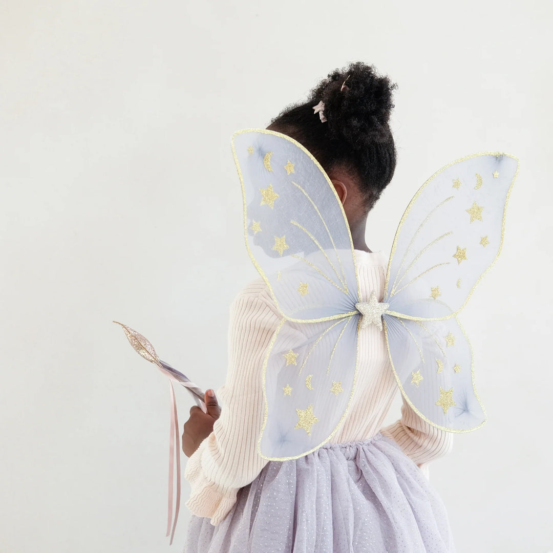 Mimi & Lula - Starry Night Wings - Grey