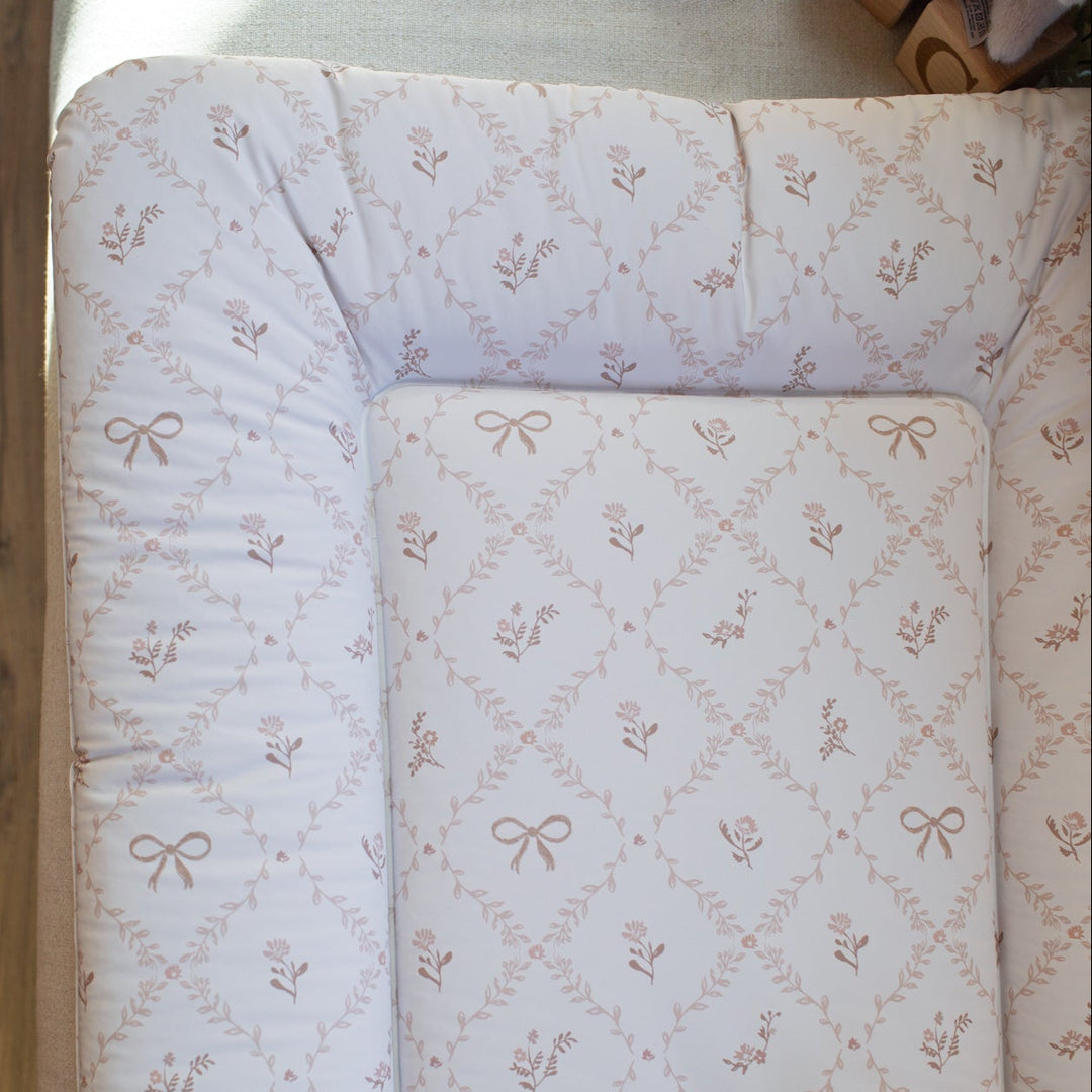 Wilby & Wonder – Cushion Baby Changing Mat - Sweet Pea