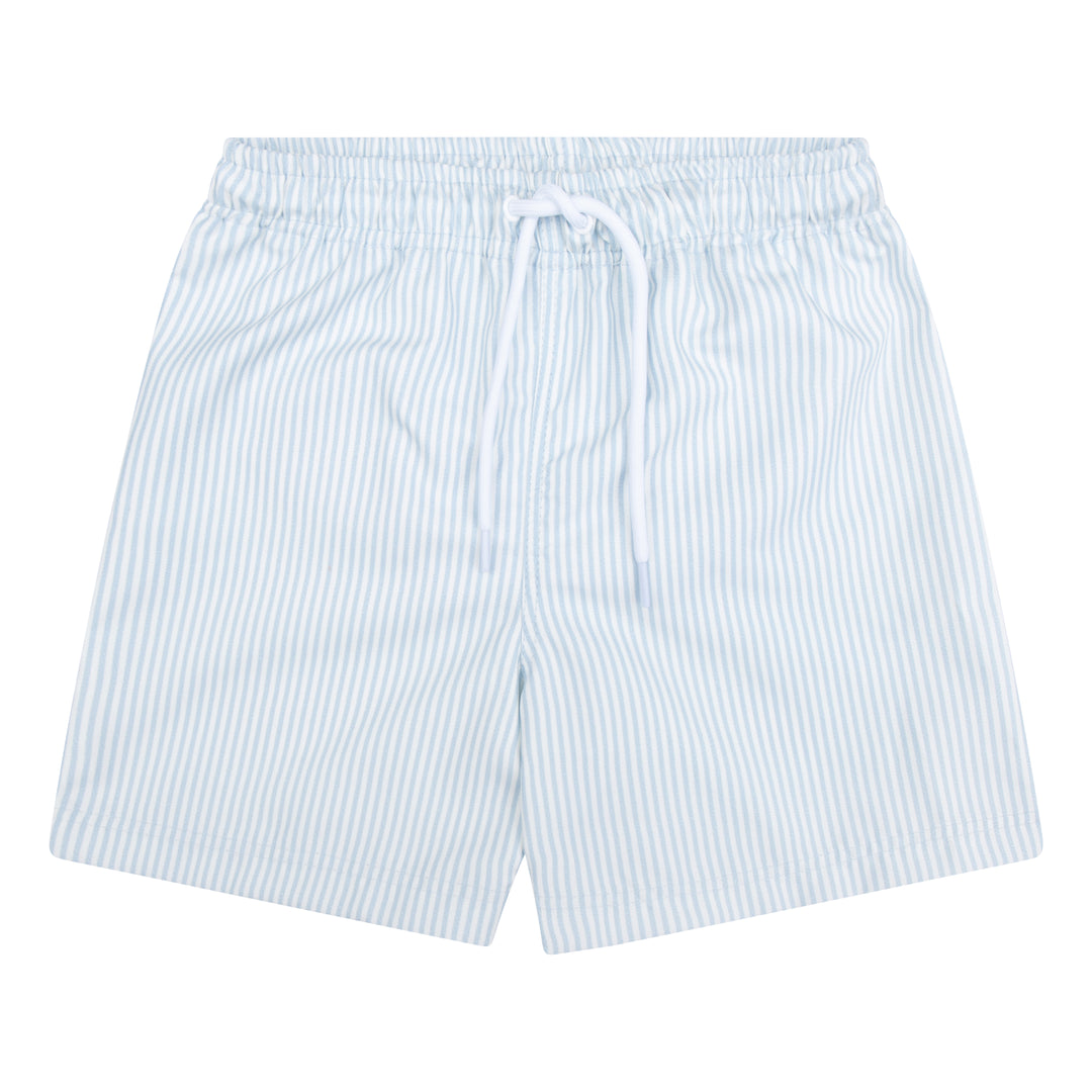 Swim Essentials - UV Swim Shorts - Light Blue Stripe