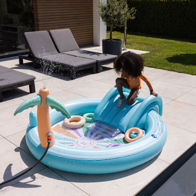 Swim Essentials - Inflatable Adventure Pool - Rainbow -210cm