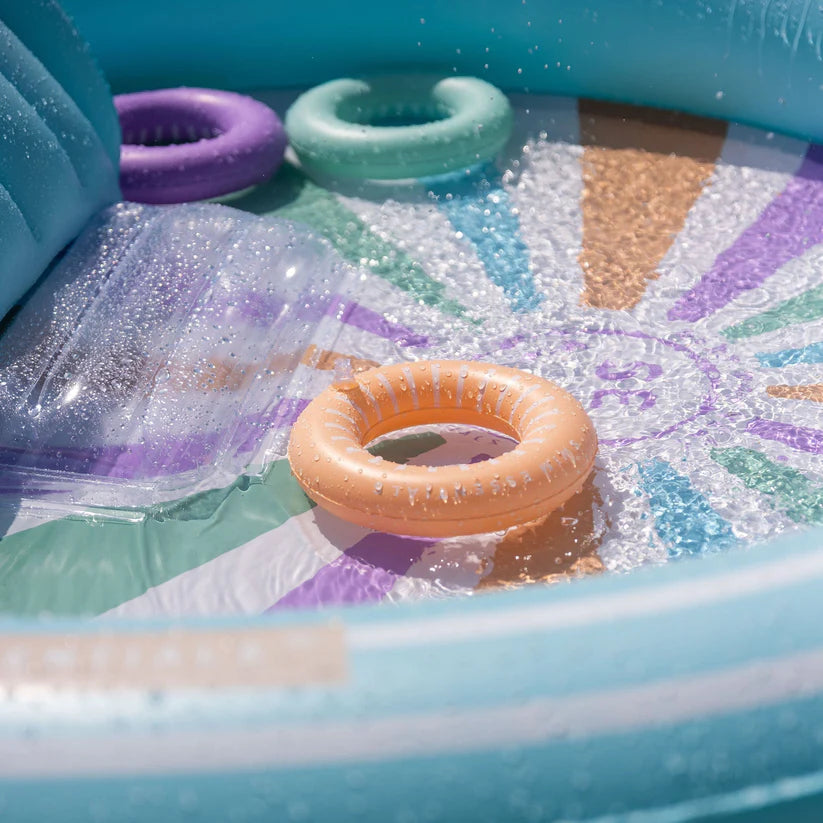 Swim Essentials - Inflatable Adventure Pool - Rainbow - 150cm