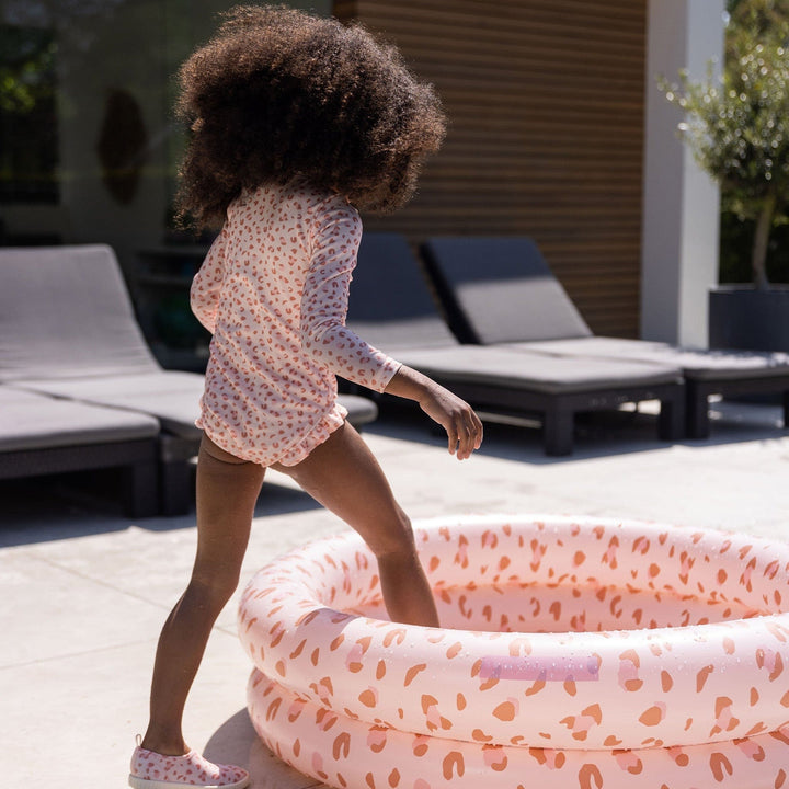 Swim Essentials - Inflatable Swimming Pool - Pink Leopard - 100cm