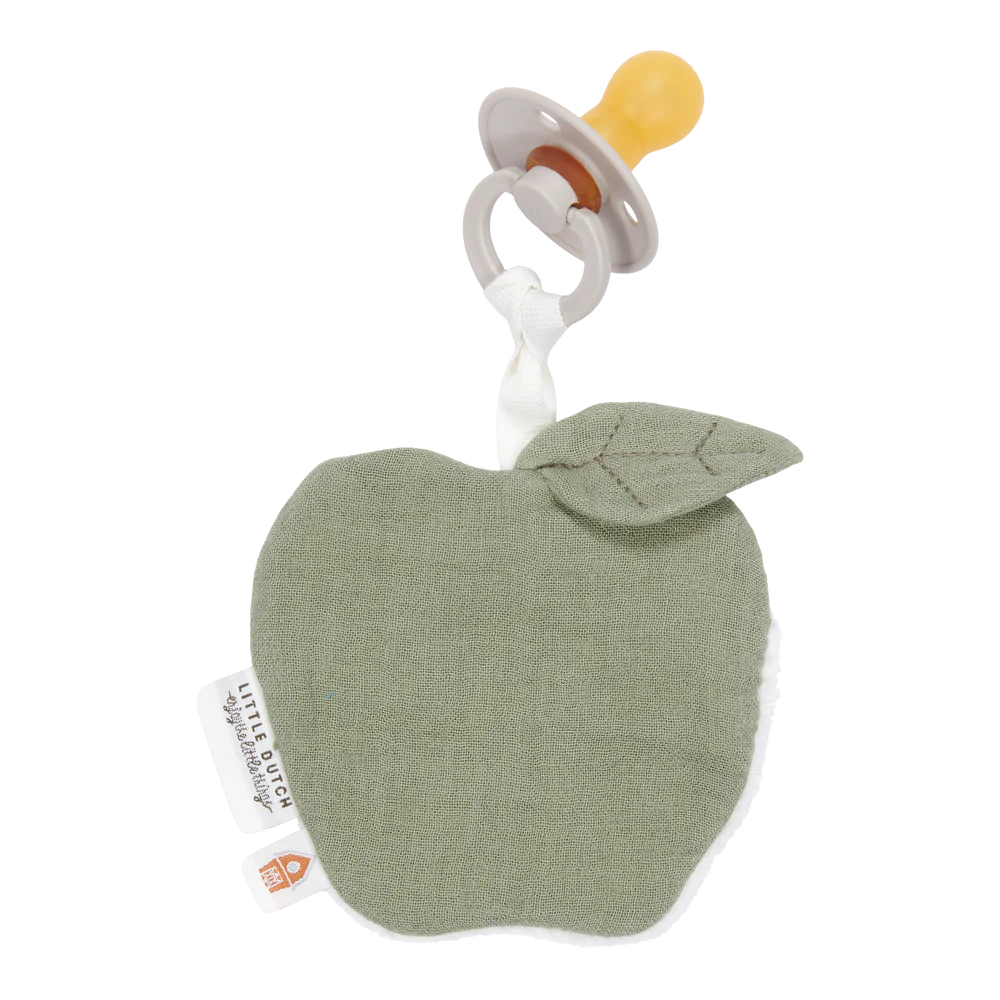 Little Dutch - Pacifier Cloth - Apple Olive