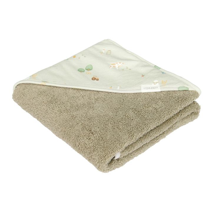 Little Dutch - Hooded Towel - Little Farm - 75 x 75cm