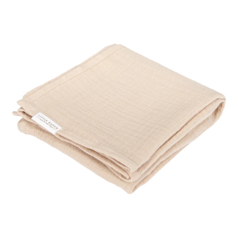 Little Dutch -  Swaddle - Baby Bunny / Beige (70x70cm)