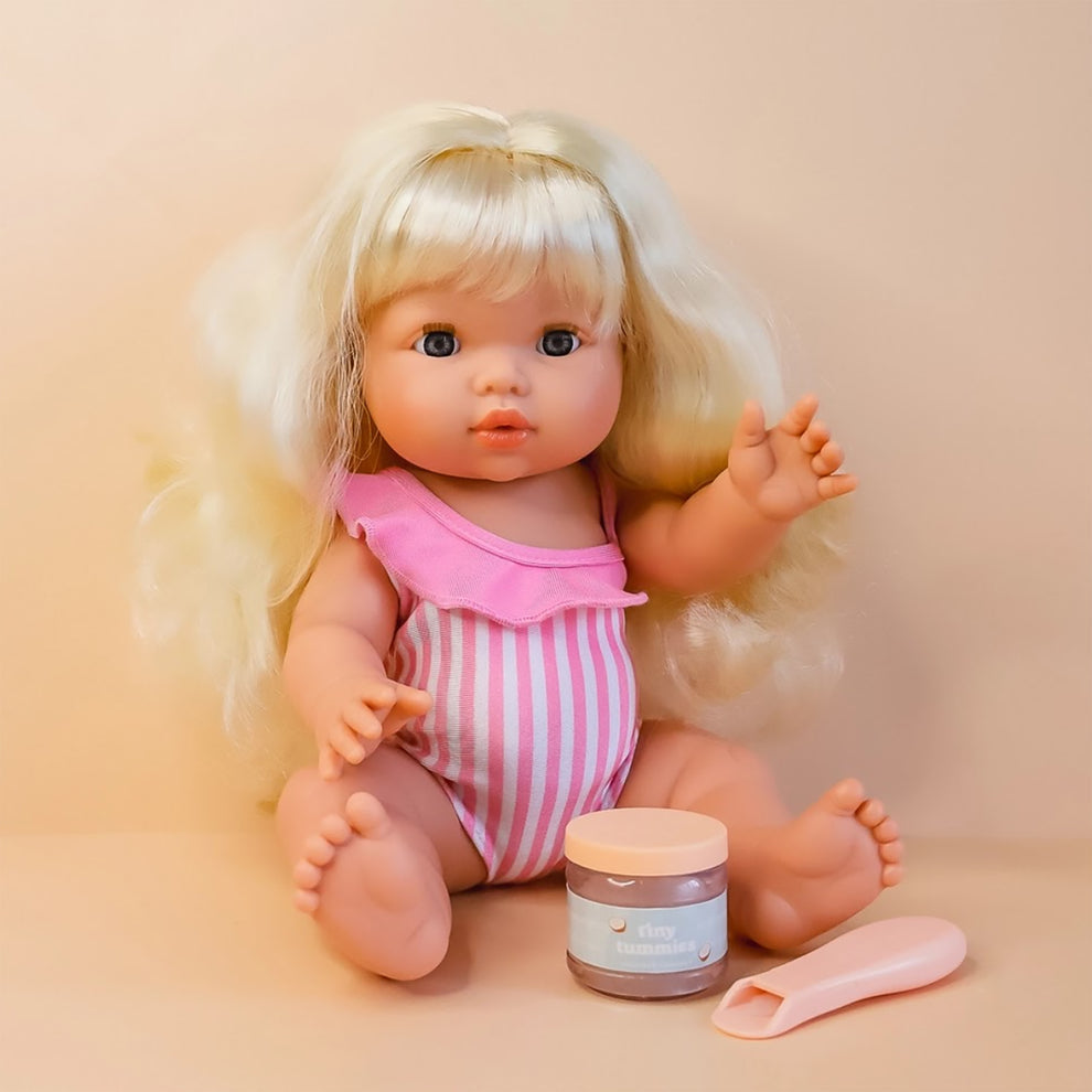 Tiny Harlow - Tiny Tummies - Jar & Spoon Set - Coconut Yoghurt