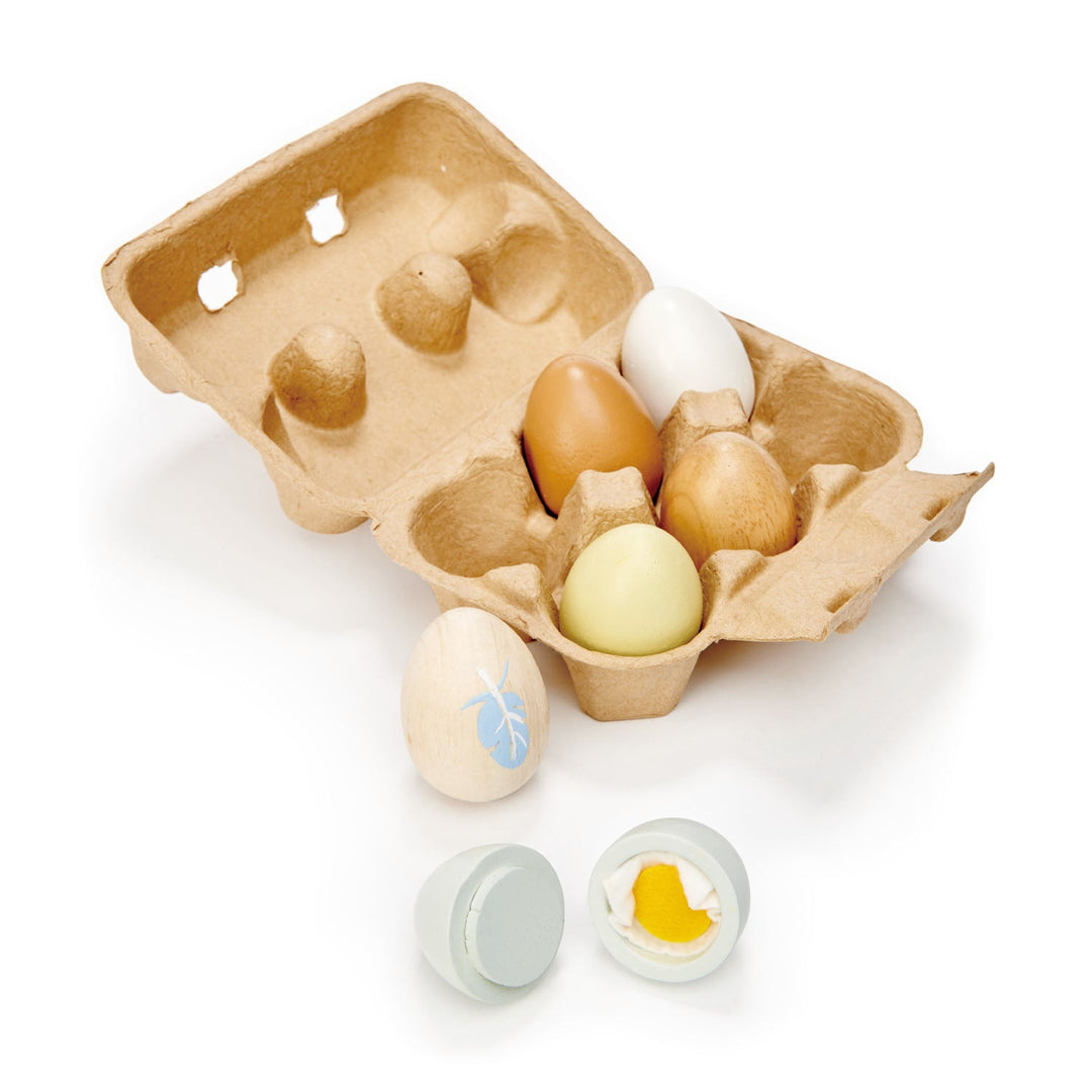 Tender Leaf - Wooden Eggs - Mabel & Fox