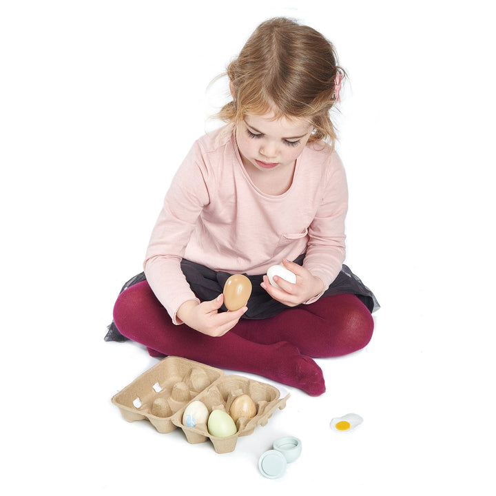 Tender Leaf - Wooden Eggs - Mabel & Fox