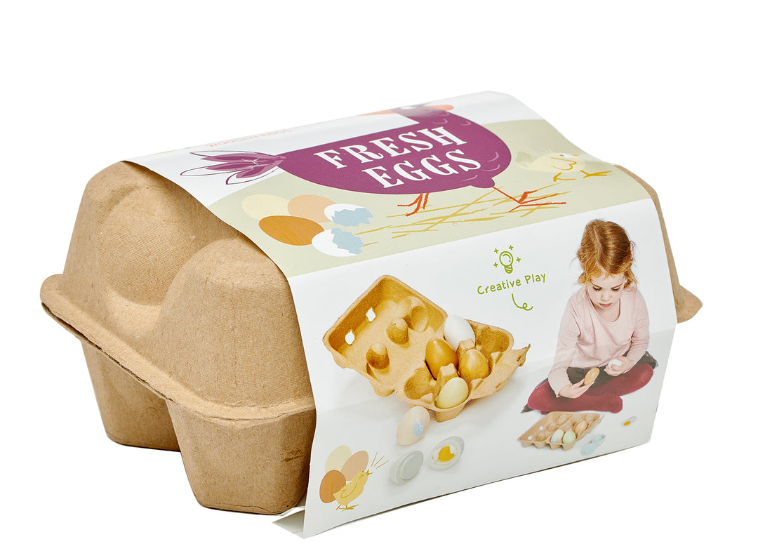 Tender Leaf - Wooden Eggs - Mabel & Fox