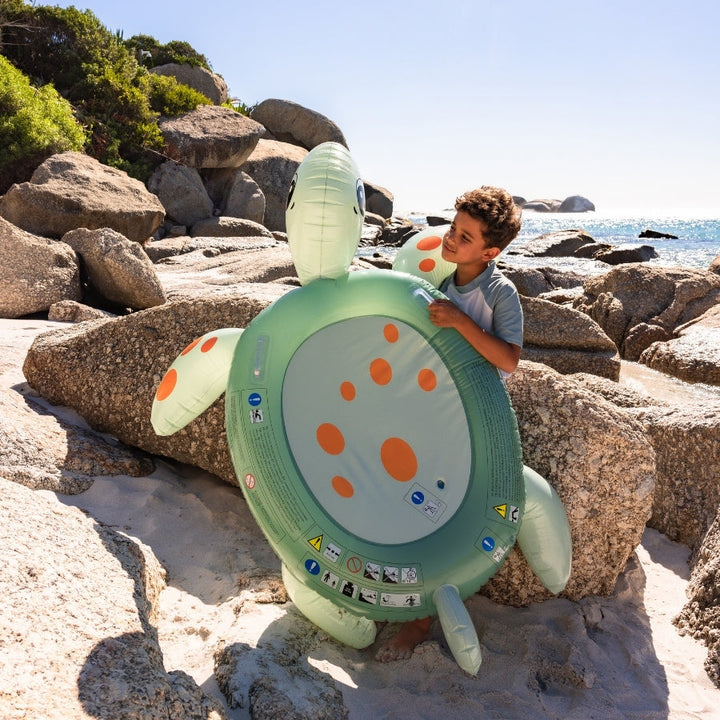 Swim Essentials - Animal Lie On Float - Turtle - 150cm