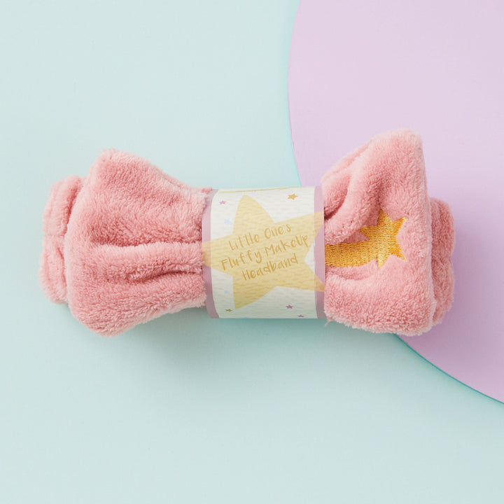 The Natural Play Makeup Company - Little One's Fluffy Makeup Headband - Dusty Pink