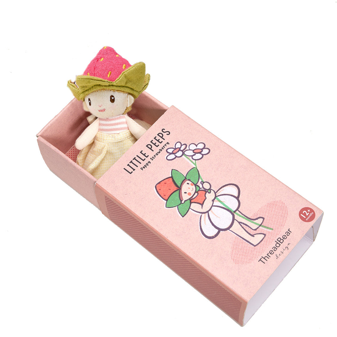 ThreadBare Design - Little Peeps Poppy Strawberry