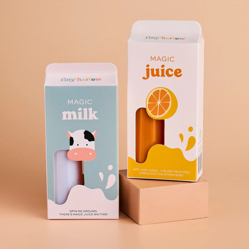 Tiny Harlow - Tiny Tummies - Magic Milk and Juice Bottle Set