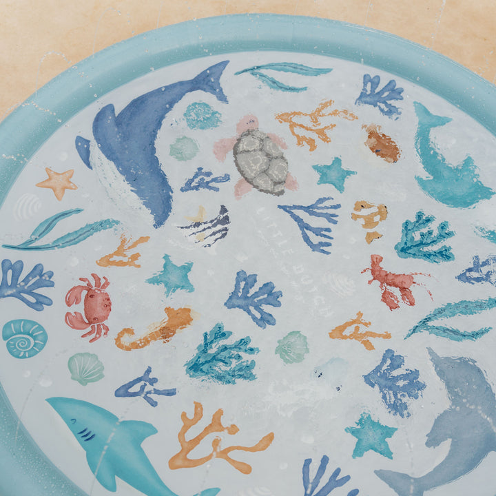 Little Dutch - Sprinkler Mat - Ocean Dreams Blue