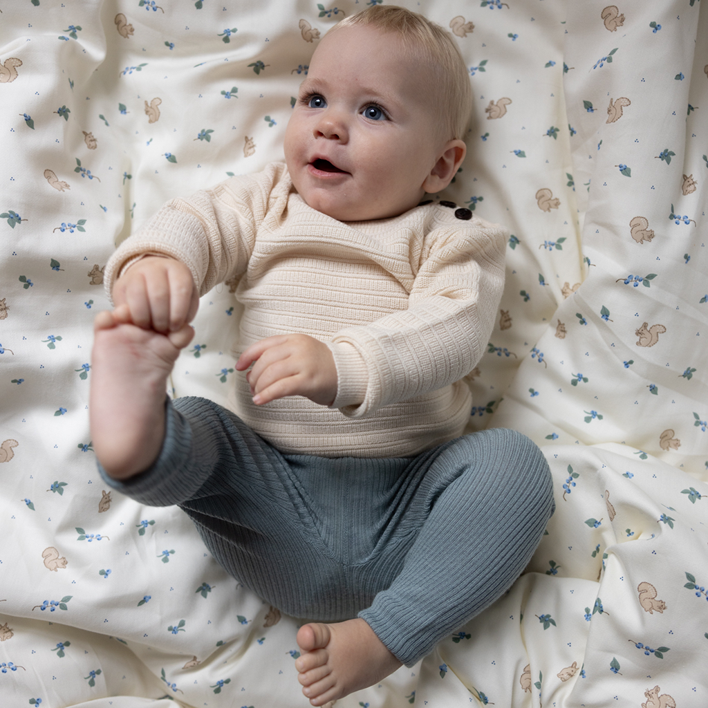 Cam Cam Copenhagen - Muslin Baby Blanket - Blueberries - Mabel & Fox