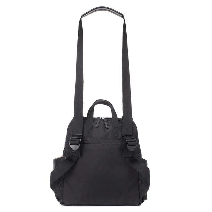 Babymel - Robyn Vegan Leather Convertible Backpack - Black