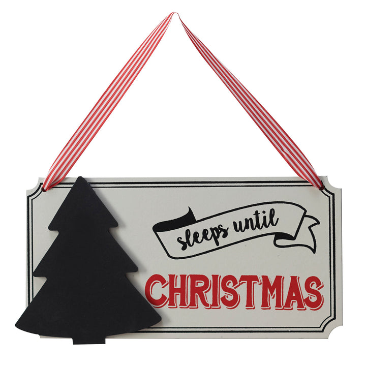 Ginger Ray - Festive Sleeps Until Christmas Chalkboard Sign - Mabel & Fox