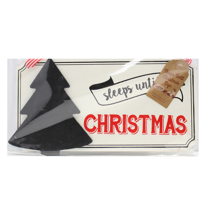 Ginger Ray - Festive Sleeps Until Christmas Chalkboard Sign - Mabel & Fox